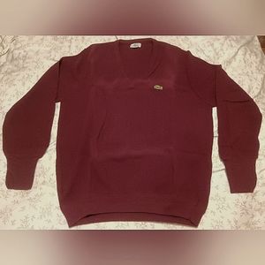 Lacoste Medium Burgundy Sweater